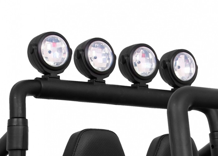 Grand Buggy Strong Lift dla dzieci Biały + Napęd 4x4 + Pilot + Bagażnik + Radio MP3 + LED-14 6704 