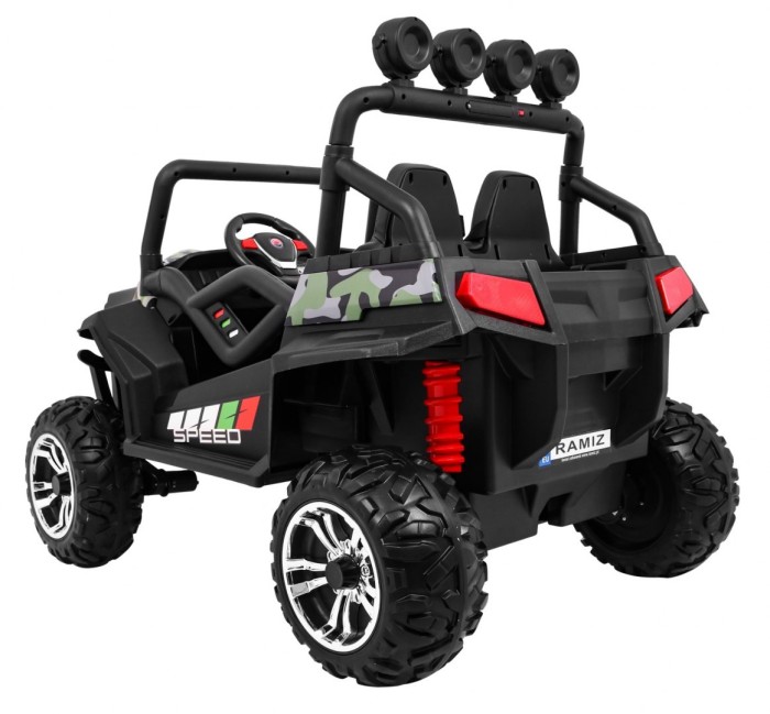 Grand Buggy Strong Lift dla dzieci Moro + Napęd 4x4 + Pilot + Bagażnik + Radio MP3 + LED-5 6706 