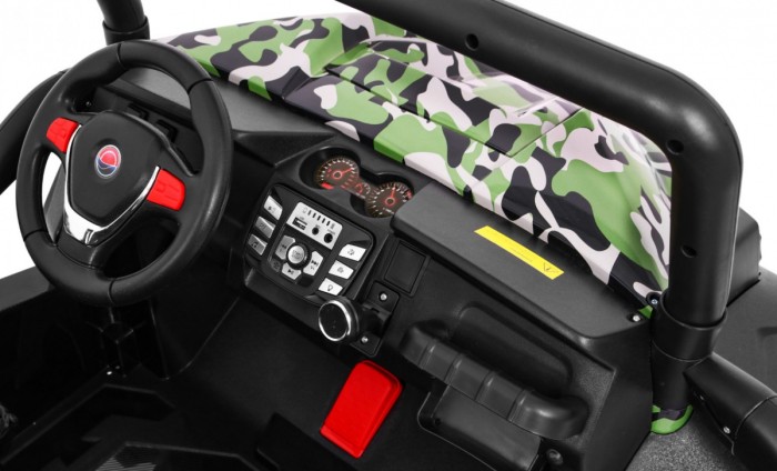 Grand Buggy Strong Lift dla dzieci Moro + Napęd 4x4 + Pilot + Bagażnik + Radio MP3 + LED-8 6706 