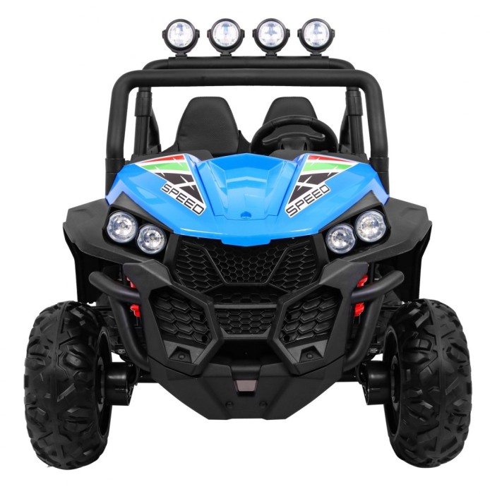 Grand Buggy Strong Lift dla dzieci Niebieski + Napęd 4x4 + Pilot + Bagażnik + Radio MP3 + LED-3 6707 