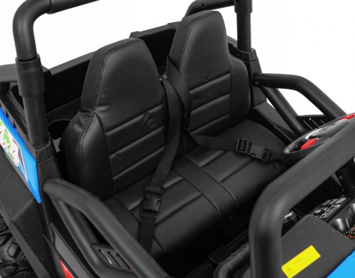Grand Buggy Strong Lift dla dzieci Niebieski + Napęd 4x4 + Pilot + Bagażnik + Radio MP3 + LED-10 6707 