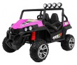 Grand Buggy Strong Lift dla dzieci Różowy + Napęd 4x4 + Pilot + Bagażnik + Radio MP3 + LED-1 6708 