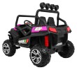 Grand Buggy Strong Lift dla dzieci Różowy + Napęd 4x4 + Pilot + Bagażnik + Radio MP3 + LED-5 6708 