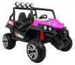 Grand Buggy Strong Lift dla dzieci Różowy + Napęd 4x4 + Pilot + Bagażnik + Radio MP3 + LED-10 6708 