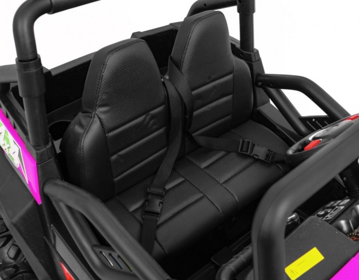 Grand Buggy Strong Lift dla dzieci Różowy + Napęd 4x4 + Pilot + Bagażnik + Radio MP3 + LED-11 6708 