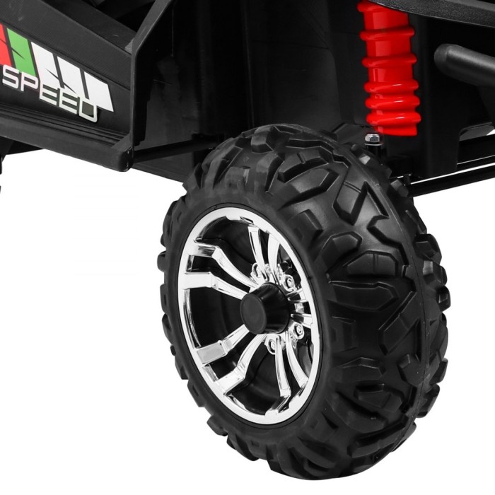 Grand Buggy Strong Lift dla dzieci Różowy + Napęd 4x4 + Pilot + Bagażnik + Radio MP3 + LED-14 6708 