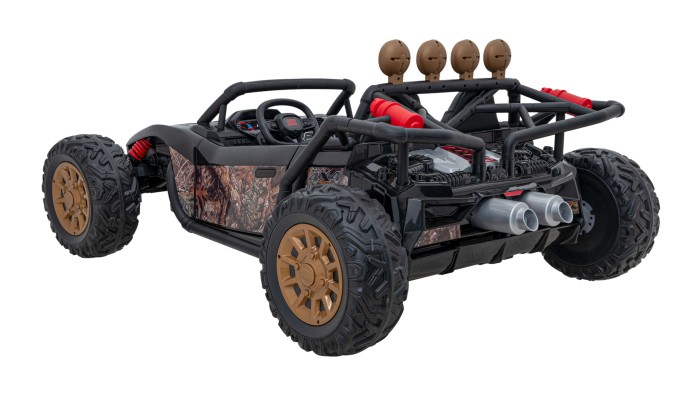 Auto Buggy Racing 5 na akumulator dla dzieci Czarny + Silniki 2x200W + Pilot + Audio LED + Wolny Start-5 6714 
