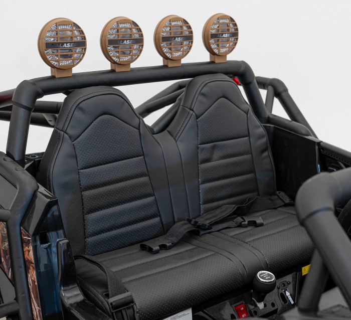 Auto Buggy Racing 5 na akumulator dla dzieci Czarny + Silniki 2x200W + Pilot + Audio LED + Wolny Start-7 6714 