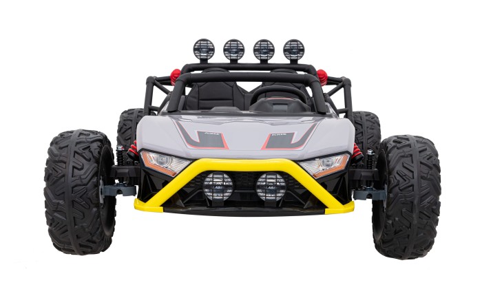 Auto Buggy Racing 5 na akumulator dla dzieci +3. Szary + Silniki 2x200W + Pilot + Wolny Start-1 6716 