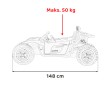 Auto Buggy Racing 5 na akumulator dla dzieci +3. Szary + Silniki 2x200W + Pilot + Wolny Start-20 6716 