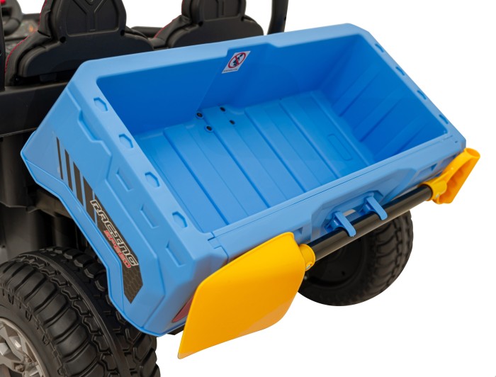 Auto Pick-Up Speed 900 dla dzieci Niebieski + Napęd 4x4 + Ruchomy kiper + Bagażnik + Pilot + Łopatka + Audio LED-15 6720 