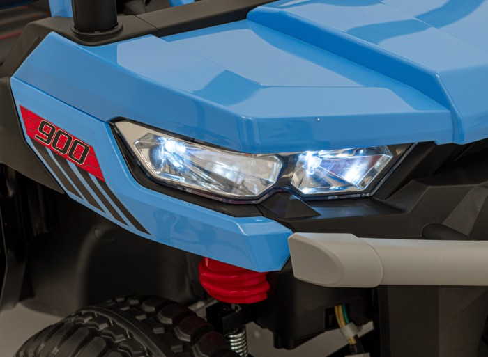 Auto Pick-Up Speed 900 dla dzieci Niebieski + Napęd 4x4 + Ruchomy kiper + Bagażnik + Pilot + Łopatka + Audio LED-17 6720 