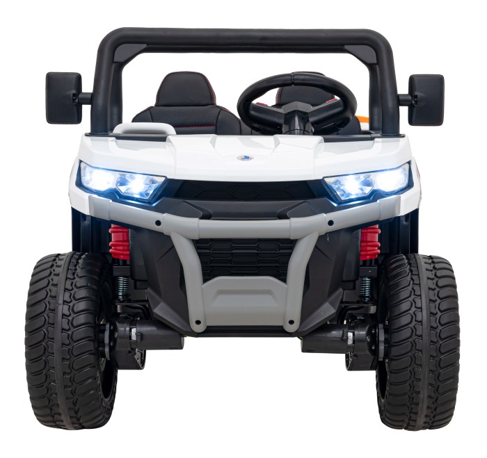 Auto Pick-Up Speed 900 dla dzieci Biały + Napęd 4x4 + Ruchomy kiper + Bagażnik + Pilot + Łopatka + Audio LED-4 6721 