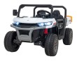 Auto Pick-Up Speed 900 dla dzieci Biały + Napęd 4x4 + Ruchomy kiper + Bagażnik + Pilot + Łopatka + Audio LED-6 6721 