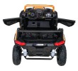 Buggy ATV Strong Racing dla 2 dzieci Złoty + Silnik bezszczotkowy + Pompowane koła + Audio LED-16 6722 