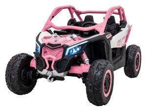 Buggy na akumulator dla dziecka MAVERICK TURBO RR | Różowy