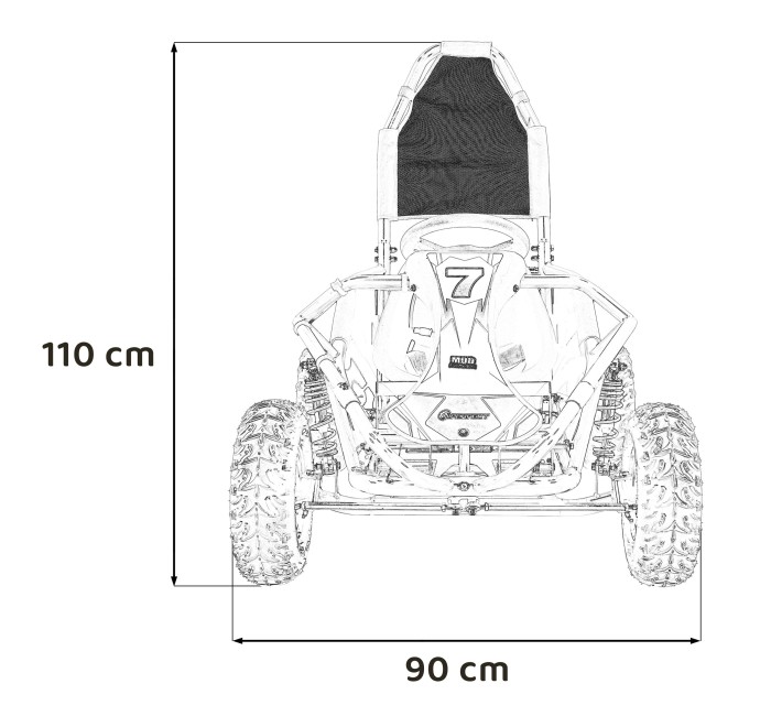Pojazd MUD MONSTER Zielony-20 6732 