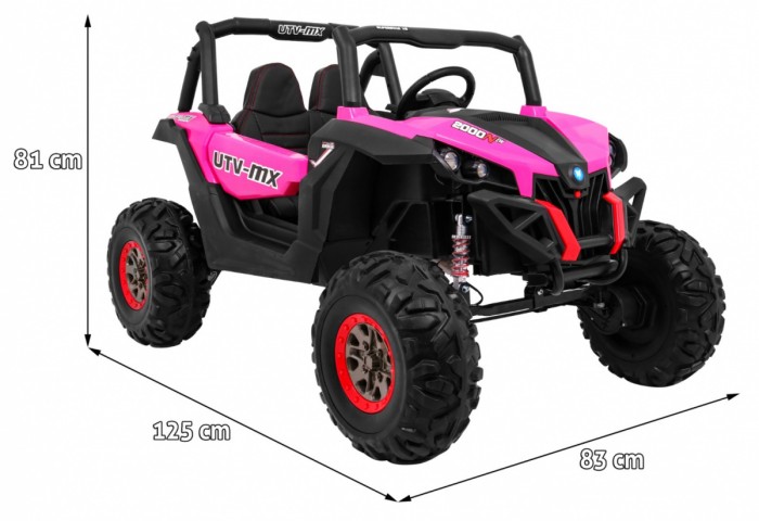 Pojazd Buggy SuperStar 4x4 - MP4 Różowy-15 6733 