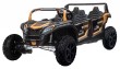 Pojazd 4-osobowy Buggy ATV RACING UTV2000 Z Baterią Li-ion Złoty-11 6734 
