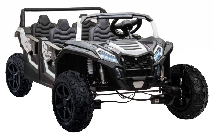 Pojazd 4-osobowy Buggy ATV RACING UTV2000 Z Baterią Li-ion Biały-11 6737 