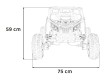 Pojazd Buggy ATV Defend 4x4 Fioletowy Licencja KUROMI-23 6738 