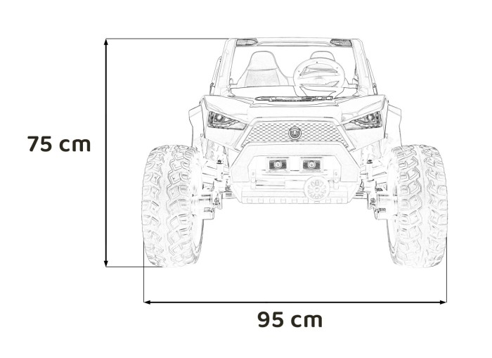Pojazd Buggy Clash STRONG 4x4 Czarny-24 6750 