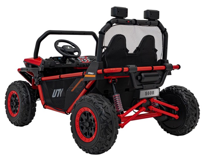 Pojazd Buggy FASTER Czerwony-5 6751 