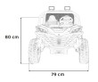 Pojazd Buggy FASTER Niebieski-15 6758 