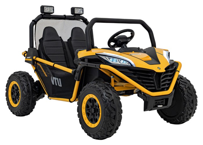 Pojazd Buggy FASTER Żółty-2 6761 
