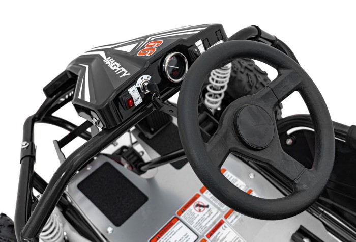 Pojazd Gokart Elektryczny MAIGHTY Czarny-19 6766 