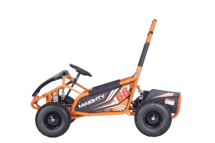 Pojazd Gokart Elektryczny MAIGHTY Pomarańczowy-6 6775 