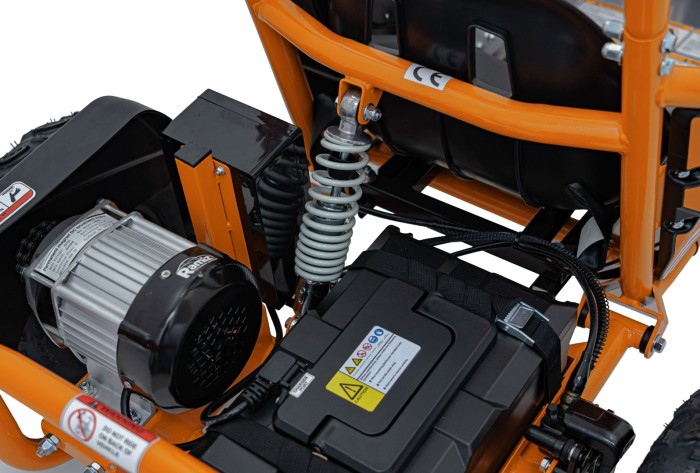 Pojazd Gokart Elektryczny MAIGHTY Pomarańczowy-11 6775 