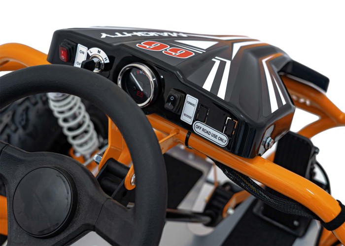 Pojazd Gokart Elektryczny MAIGHTY Pomarańczowy-24 6775 