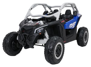 Buggy na akumulator dla dziecka MAVERICK TURBO RR | Niebiesko-Szary