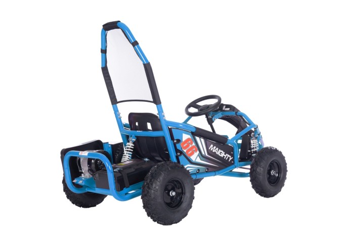 Pojazd Gokart Elektryczny MAIGHTY Niebieski-5 6814 