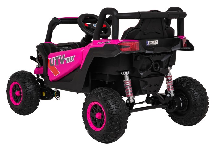 Pojazd Buggy Madman UTV-MX Różowy-8 6815 