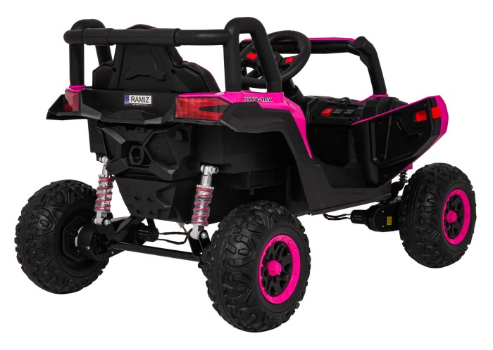 Pojazd Buggy Madman UTV-MX Różowy-10 6815 