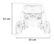 Pojazd Buggy Madman UTV-MX Różowy-24 6815 