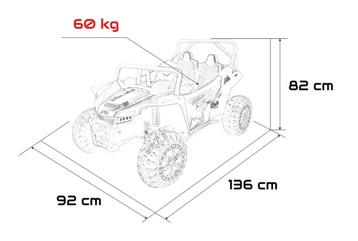 Pojazd Buggy Arctic Cat WILDCAT XX Zielony-27 6824 