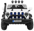 Auto terenowe AllRoad dla 2 dzieci Biały + Napęd 4x4 + Pilot-2 6828 