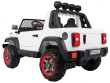 Auto terenowe AllRoad dla 2 dzieci Biały + Napęd 4x4 + Pilot-4 6828 