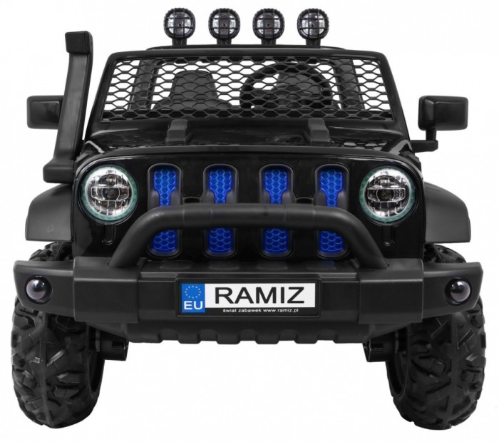 Auto terenowe AllRoad dla 2 dzieci Czarny + Napęd 4x4 + Pilot + Wolny Start + MP3 LED-2 6829 