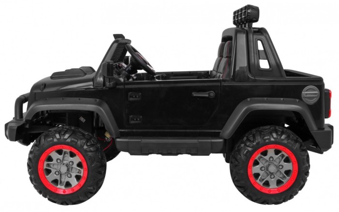 Auto terenowe AllRoad dla 2 dzieci Czarny + Napęd 4x4 + Pilot + Wolny Start + MP3 LED-3 6829 