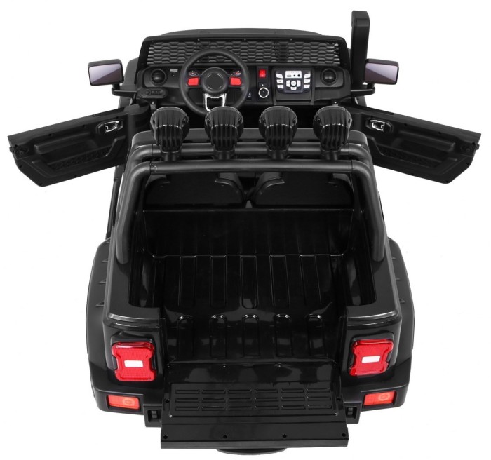 Auto terenowe AllRoad dla 2 dzieci Czarny + Napęd 4x4 + Pilot + Wolny Start + MP3 LED-7 6829 