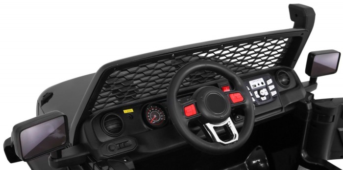 Auto terenowe AllRoad dla 2 dzieci Czarny + Napęd 4x4 + Pilot + Wolny Start + MP3 LED-8 6829 