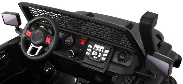 Auto terenowe AllRoad dla 2 dzieci Czarny + Napęd 4x4 + Pilot + Wolny Start + MP3 LED-9 6829 