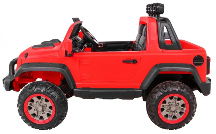 Auto terenowe AllRoad dla 2 dzieci Czerwony + Napęd 4x4 + Pilot + Wolny Start + MP3 LED-3 6830 