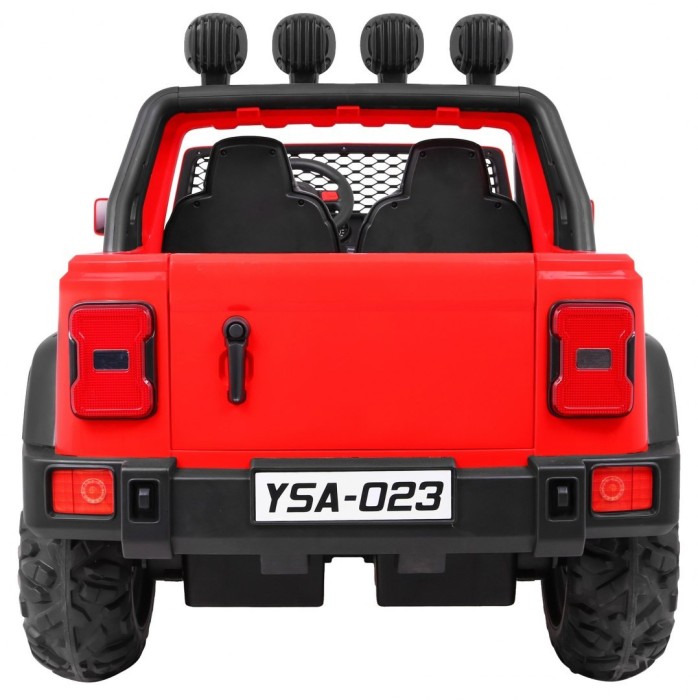 Auto terenowe AllRoad dla 2 dzieci Czerwony + Napęd 4x4 + Pilot + Wolny Start + MP3 LED-6 6830 