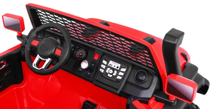 Auto terenowe AllRoad dla 2 dzieci Czerwony + Napęd 4x4 + Pilot + Wolny Start + MP3 LED-10 6830 