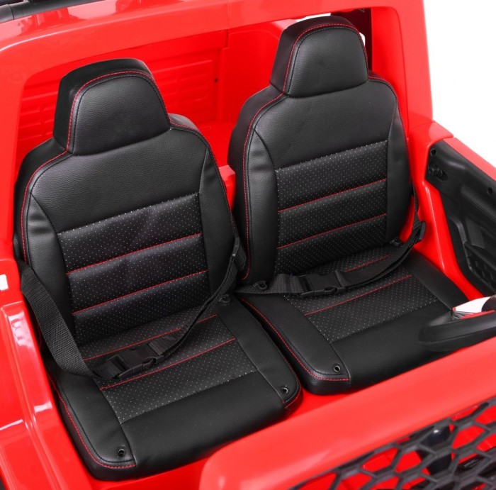 Auto terenowe AllRoad dla 2 dzieci Czerwony + Napęd 4x4 + Pilot + Wolny Start + MP3 LED-13 6830 